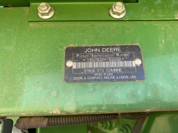 2019 John Deere S780