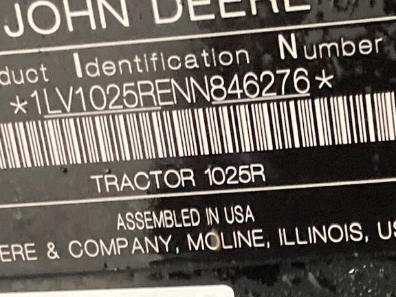 2022 John Deere 1025R