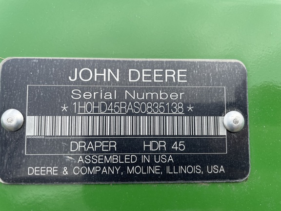 2025 John Deere HDR45