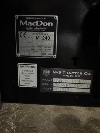 2021 Macdon M1240