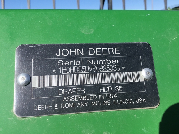 2025 John Deere HDR35
