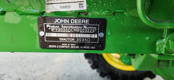 2022 John Deere 3035D