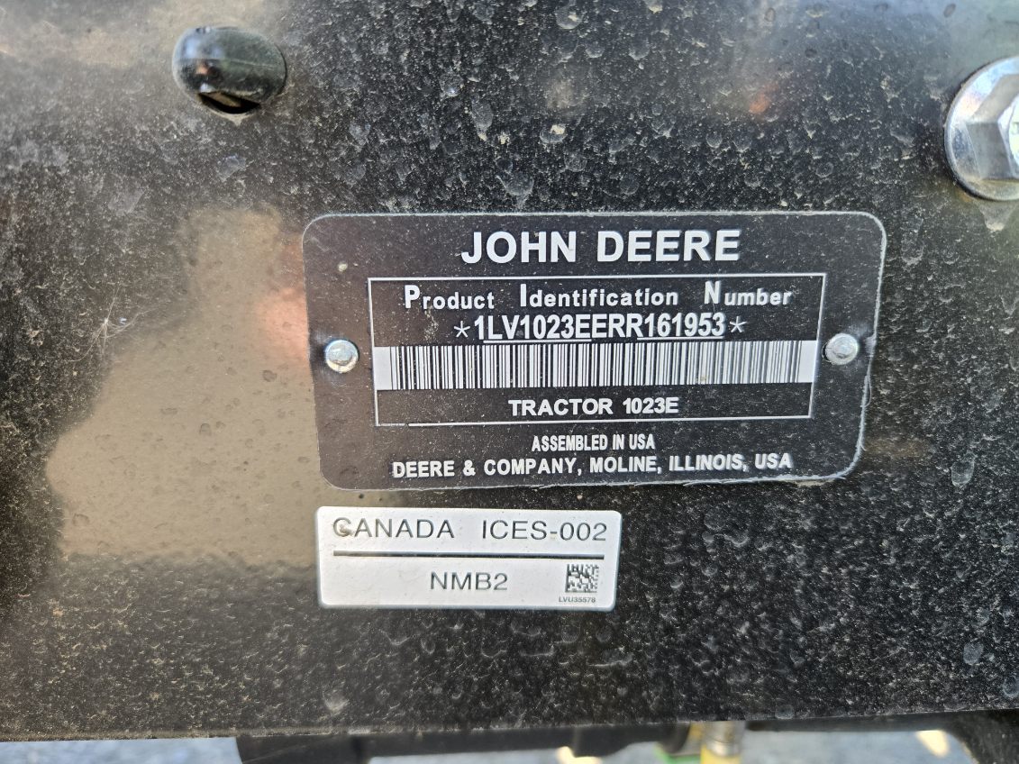 2024 John Deere 1023E