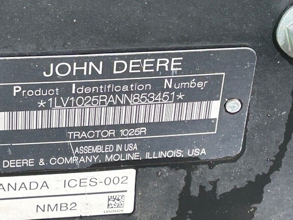 2022 John Deere 1025R
