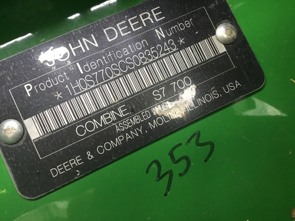2025 John Deere S7700