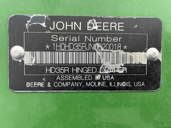 2022 John Deere HD35R