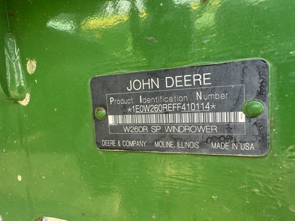 2015 John Deere W260