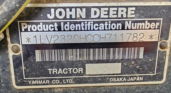 2012 John Deere 2320