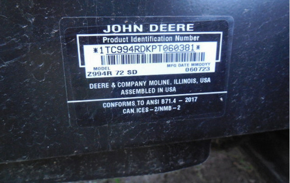 2023 John Deere Z994R