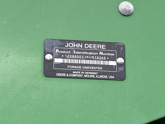 2019 John Deere 9800