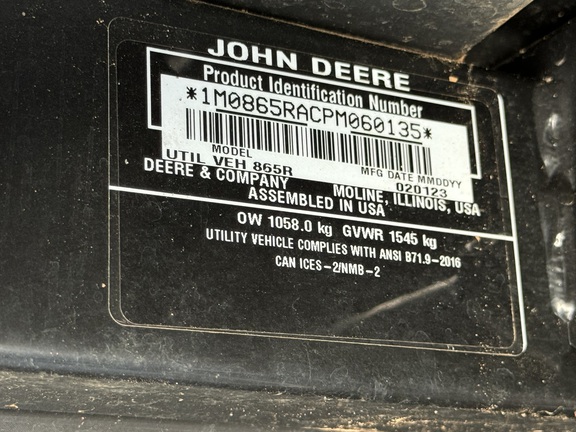 2023 John Deere 865R