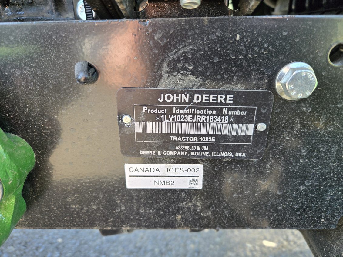2024 John Deere 1023E