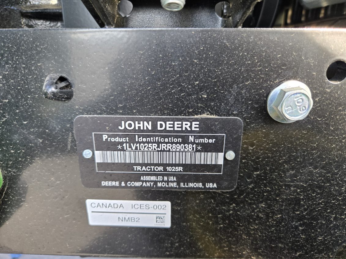 2024 John Deere 1025RB