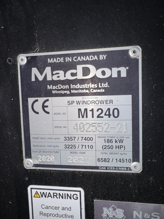 2021 Macdon M1240