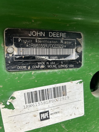2015 John Deere 6155R