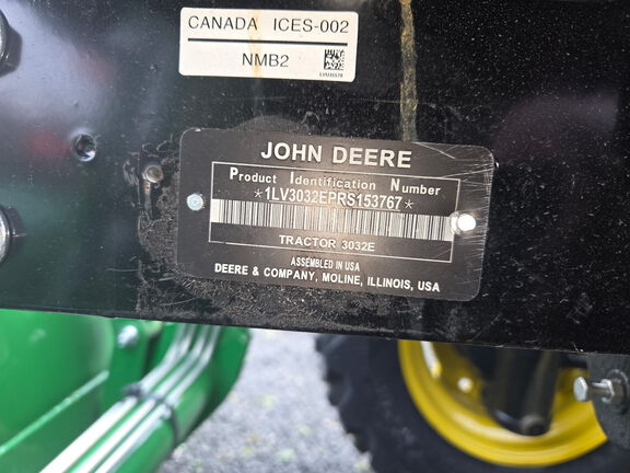 2024 John Deere 3032E