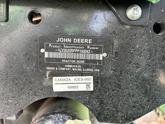 2023 John Deere 2025R