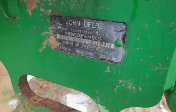 2015 John Deere W260
