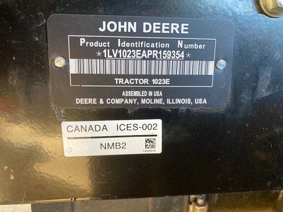 2023 John Deere 1023E