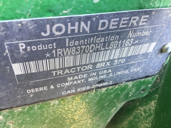2020 John Deere 8RX370