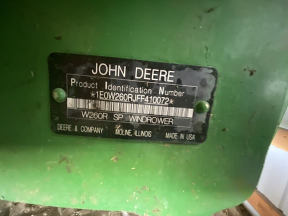 2015 John Deere W260