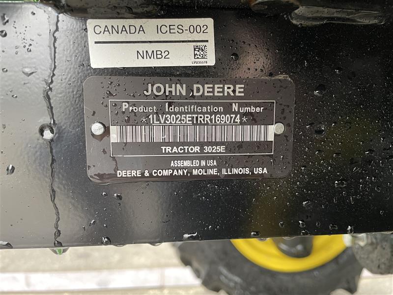 2024 John Deere 3025E