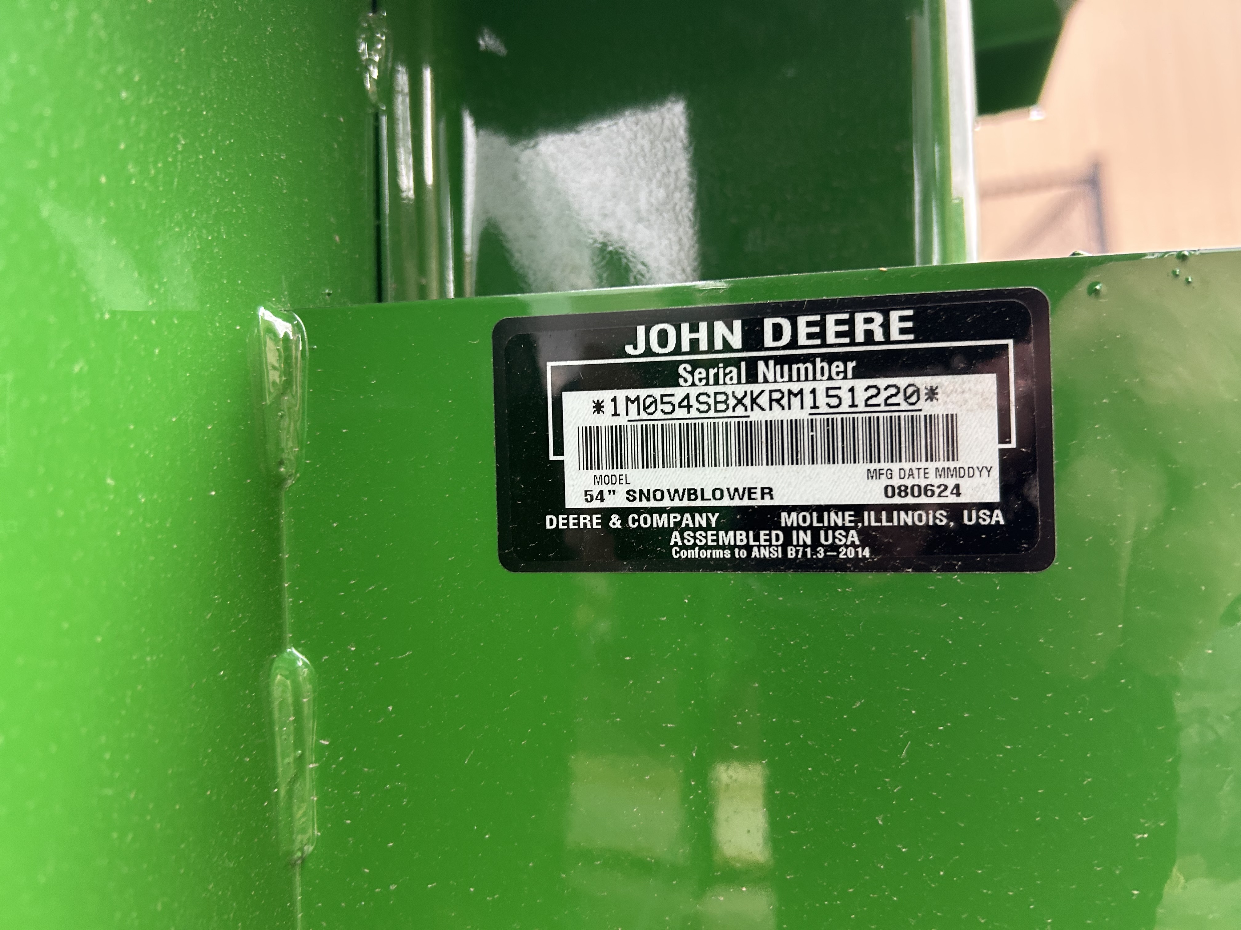 2025 John Deere 54SB