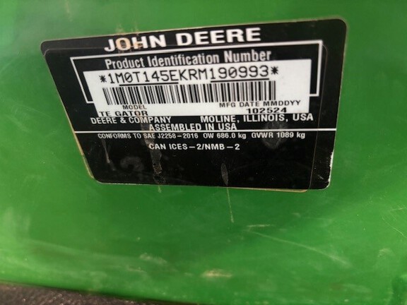 2024 John Deere 4X2TE