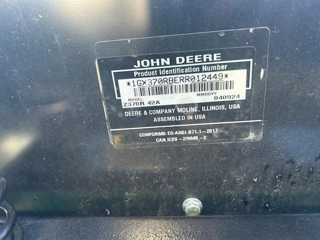 2024 John Deere Z370R