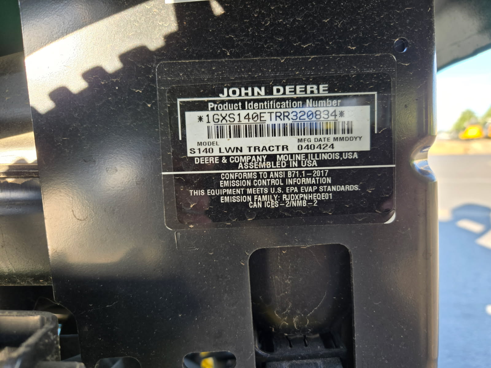 2024 John Deere S140
