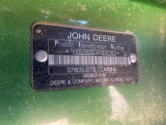 2025 John Deere S7 800