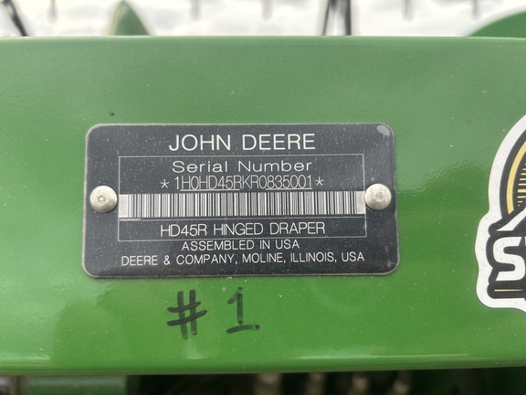 2025 John Deere HDR45