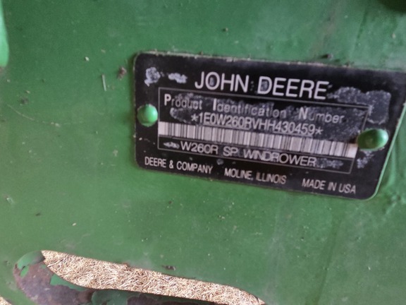 2017 John Deere W260