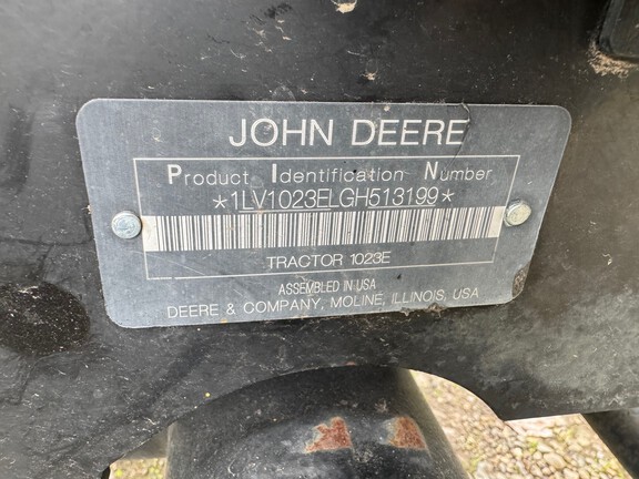 2015 John Deere 1023E