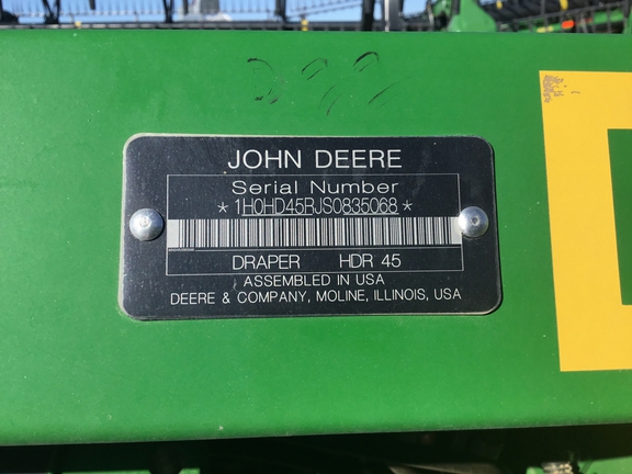 2025 John Deere HD45R