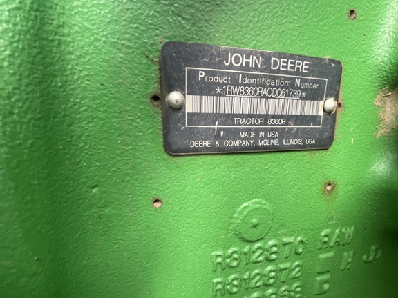 2012 John Deere 8360R