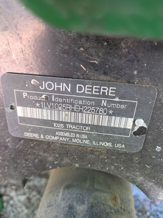 2014 John Deere 1025R