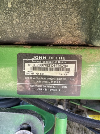 2021 John Deere Z997R