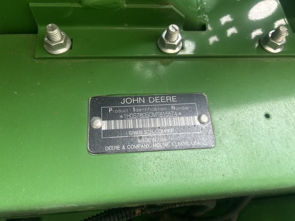 2021 John Deere S780