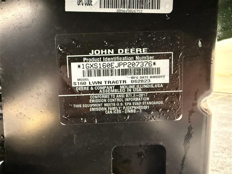 2023 John Deere S160