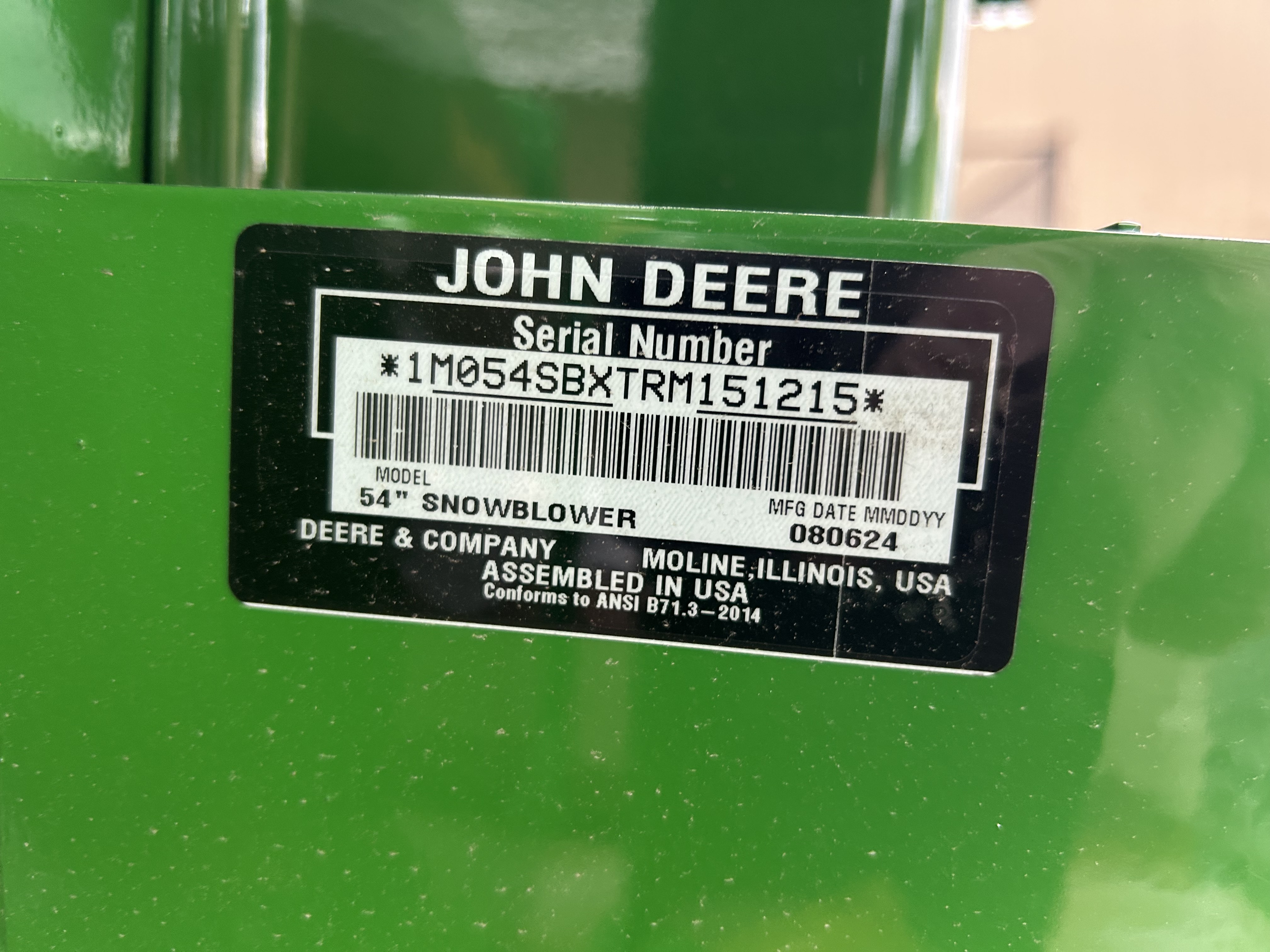 2025 John Deere 54SB