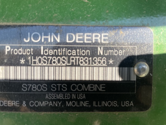 2024 John Deere S780