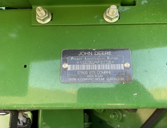 2021 John Deere S780