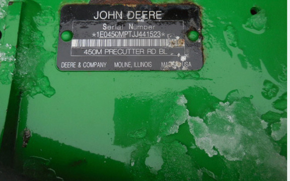 2018 John Deere 450M