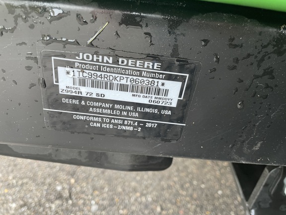 2023 John Deere Z994R