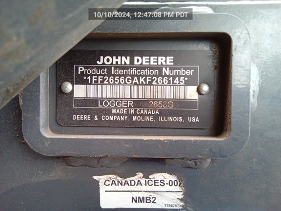 2019 John Deere 2656G