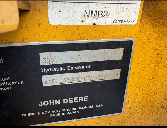 2022 John Deere 35G