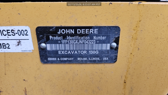 2022 John Deere 130GLC