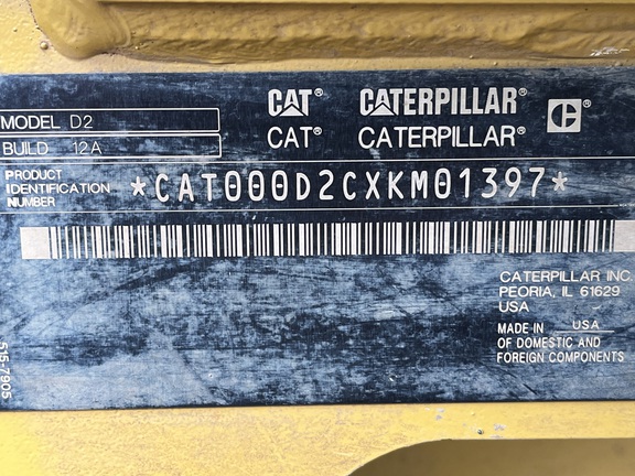 2022 Caterpillar D2