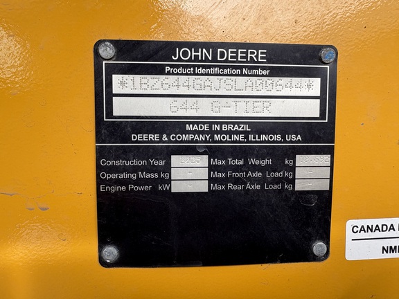 2025 John Deere 644G